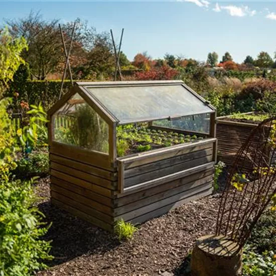 Ein Hochbeet als Highlight im Garten